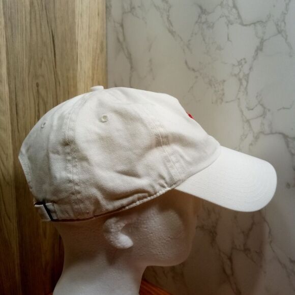 Virginia Tech Remembrance Strapback Hat White VT Hokies Cap Logo w/ Ribbon Rare - Picture 7 of 13